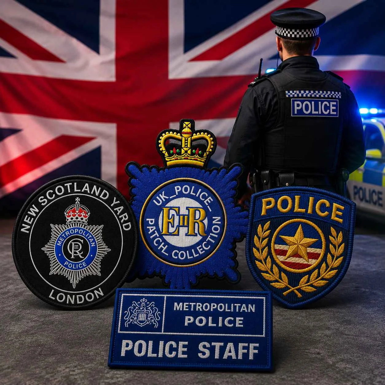 Custom Uk police patches