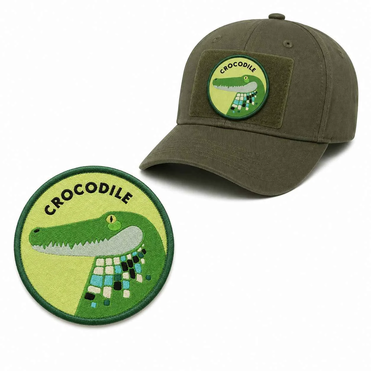 Custom woven hat patch